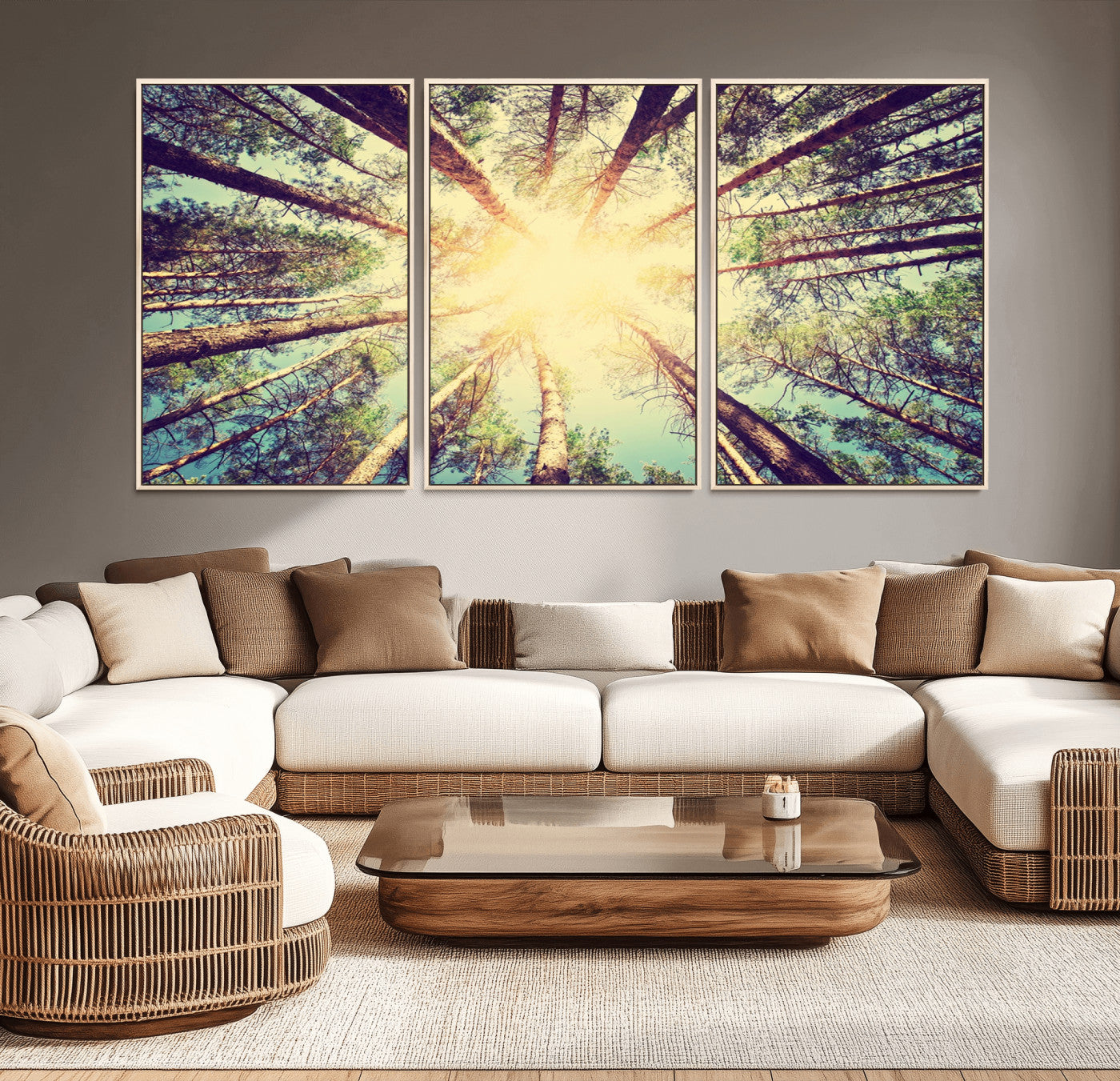 89611-MGV-CV-36X24-Tree and Sunshine Canvas Print