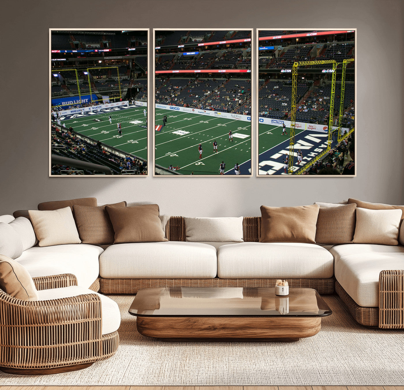 40845-MGV-CV-36X24-Capital One Arena Wall Art | Washington Wizards & Capitals Print | Canvas Print | Ready to Hang |