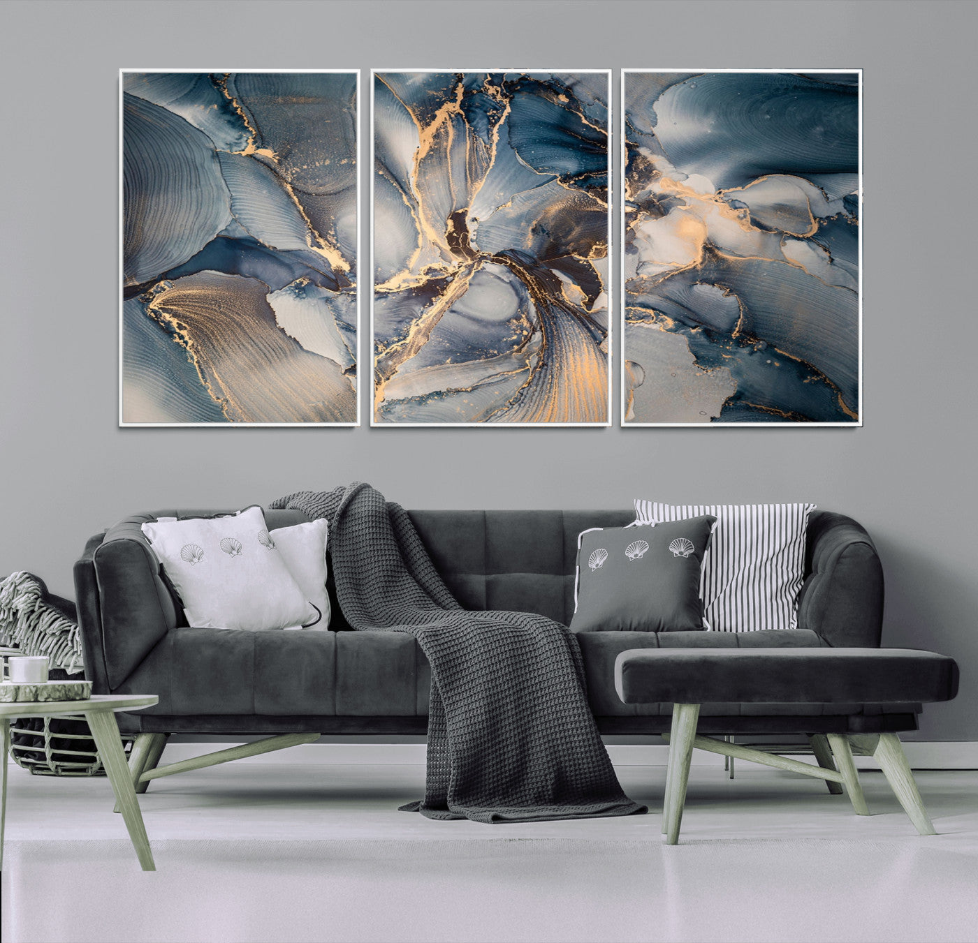 MGV-FC-60X30-3P - Abstract Wall Art Canvas Print for Modern Home Decor