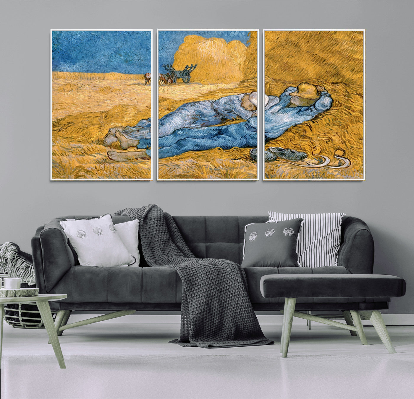 MGV-FC-60X30-3P - Master Artist Vincent Van Gogh Nature Wilderness Illustrs Fine Art Canvas Print