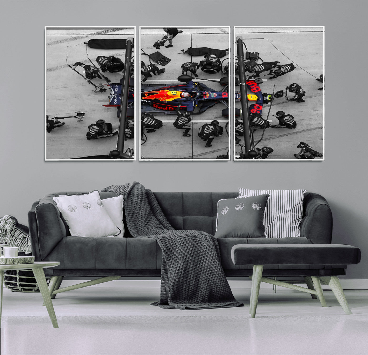 -RedBull Formula 1 Canvas Wall Art Print