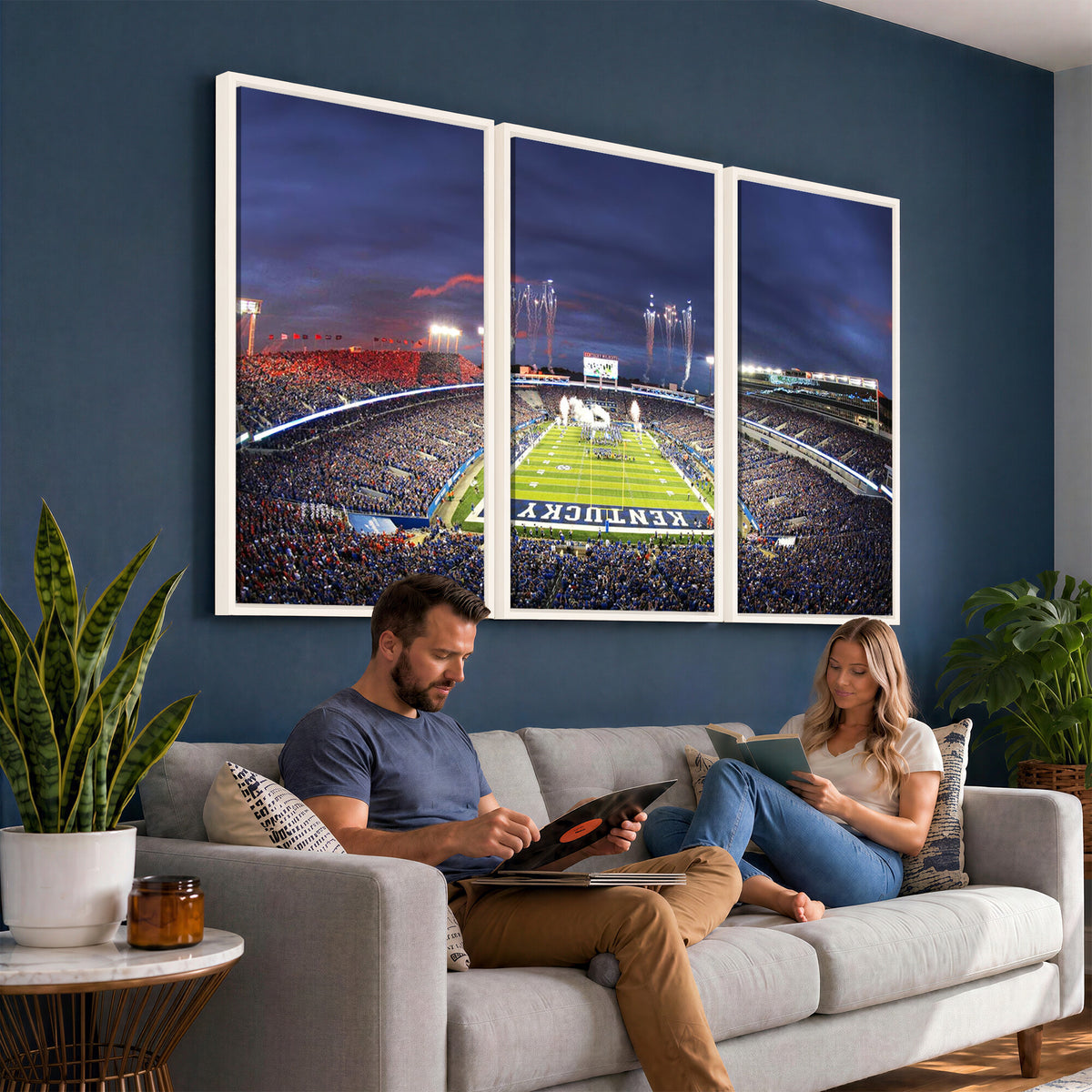 26008-MGV-CV-36X24 - Kroger Field Canvas Wall Art, Kentucky Stadium Wall Art
