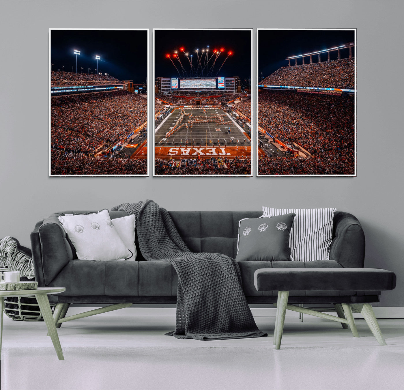 MGV-FC-60X30-3P - Texas Memorial Stadium Wall Art Canvas Print