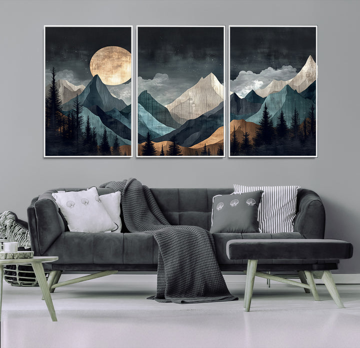 Framed Wall Art Canvas Print