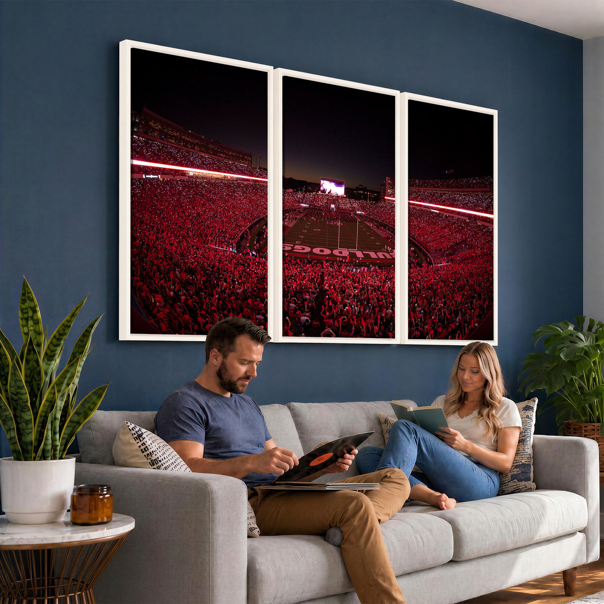 38331045-MGV-CV-36X24 - Dooley Stadium Wall Art, Sports Arena Canvas Print, Dooley Field Sanford Stadium