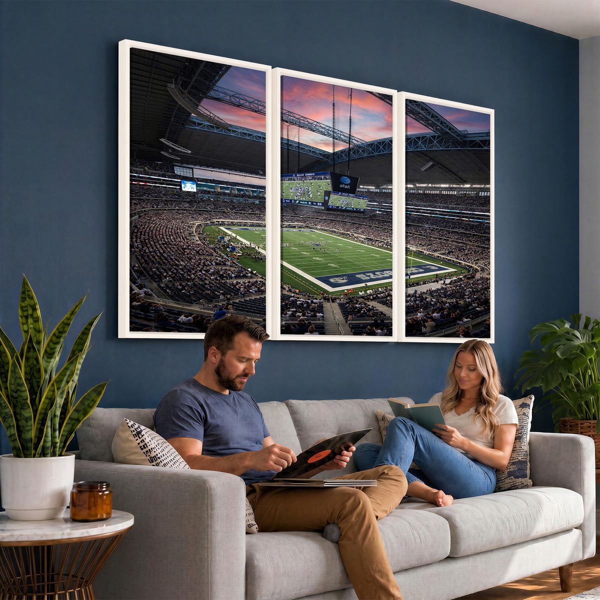 11530179-MGV-CV-36X24 - Stadium Wall Art Canvas Print