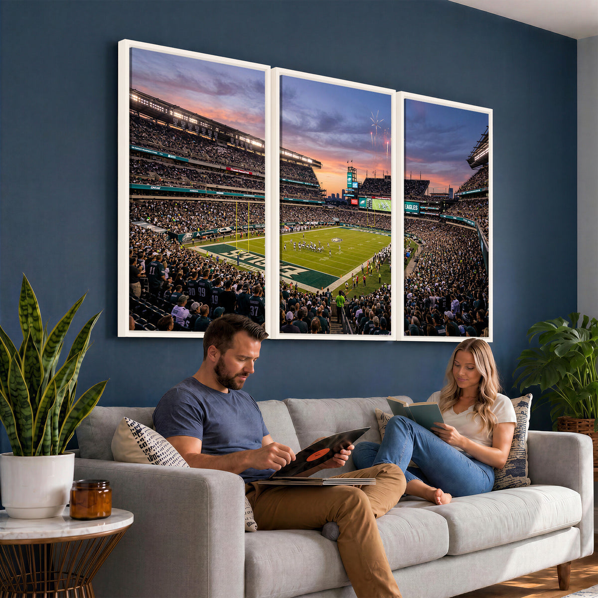 15549432-MGV-CV-36X24 - Stadium Wall Art Canvas Print