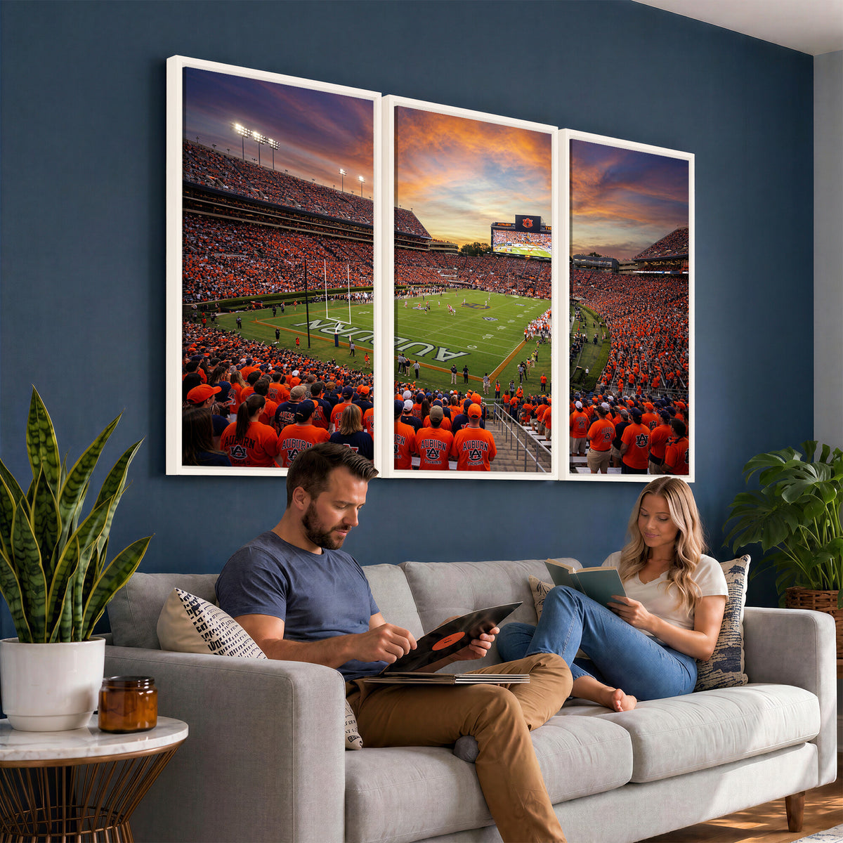 46347891-MGV-CV-36X24 - Stadium Wall Art Canvas Print