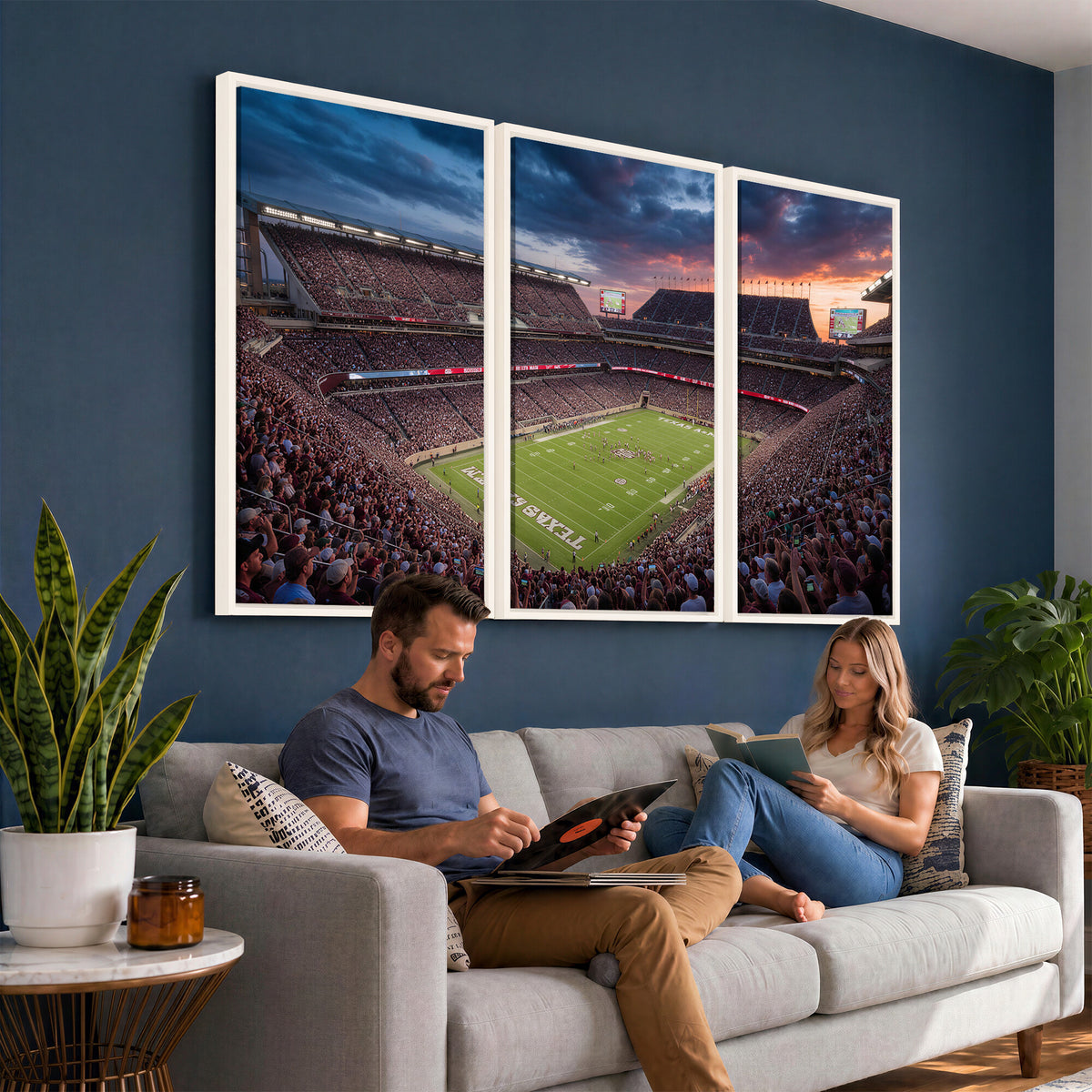 55475837-MGV-CV-36X24 - Stadium Wall Art Canvas Print
