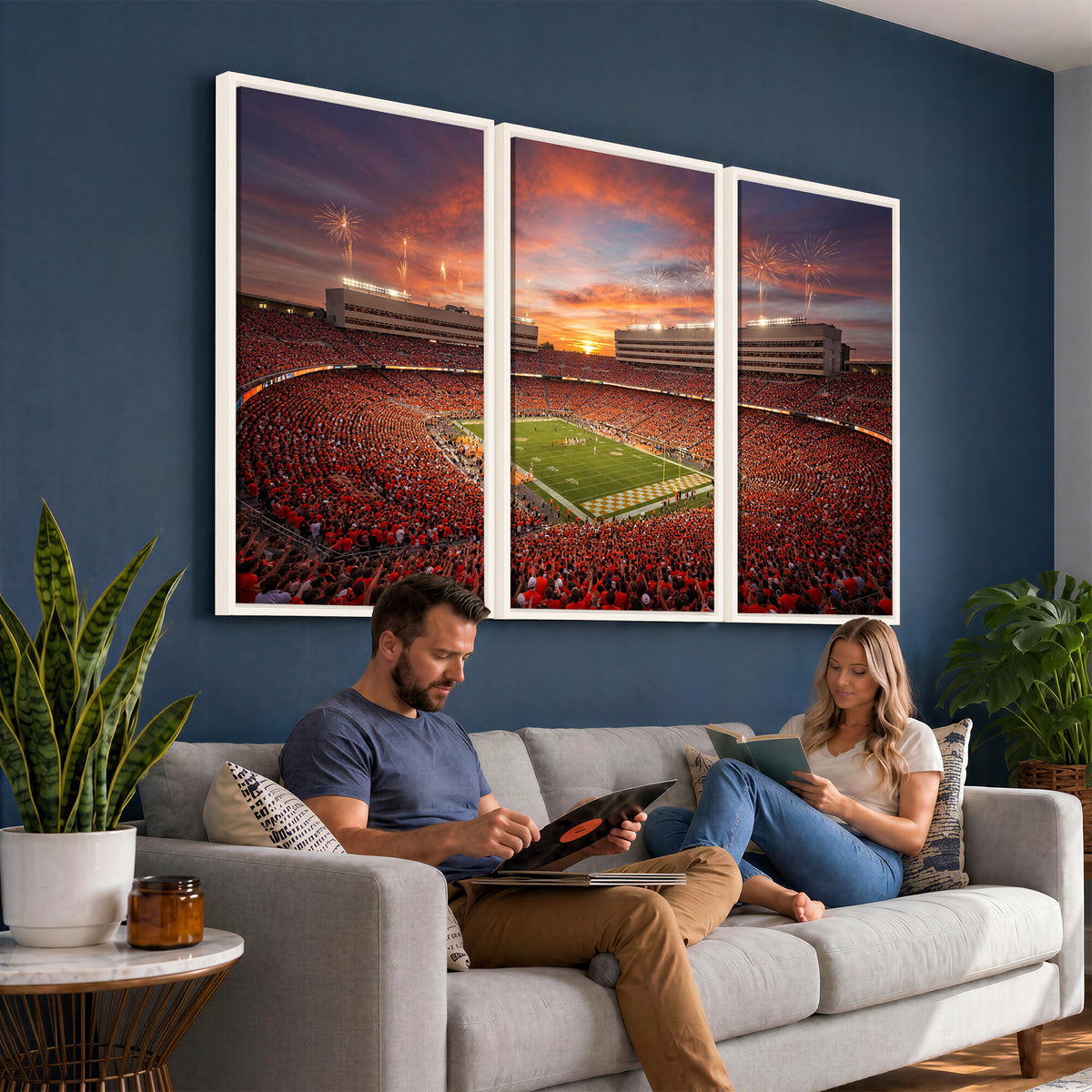 66964685-MGV-CV-36X24 - Stadium Wall Art Canvas Print