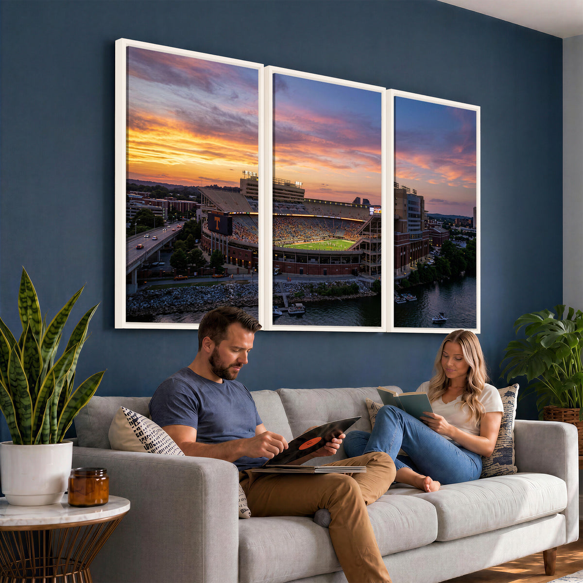 61093642-MGV-CV-36X24 - Stadium Wall Art Canvas Print