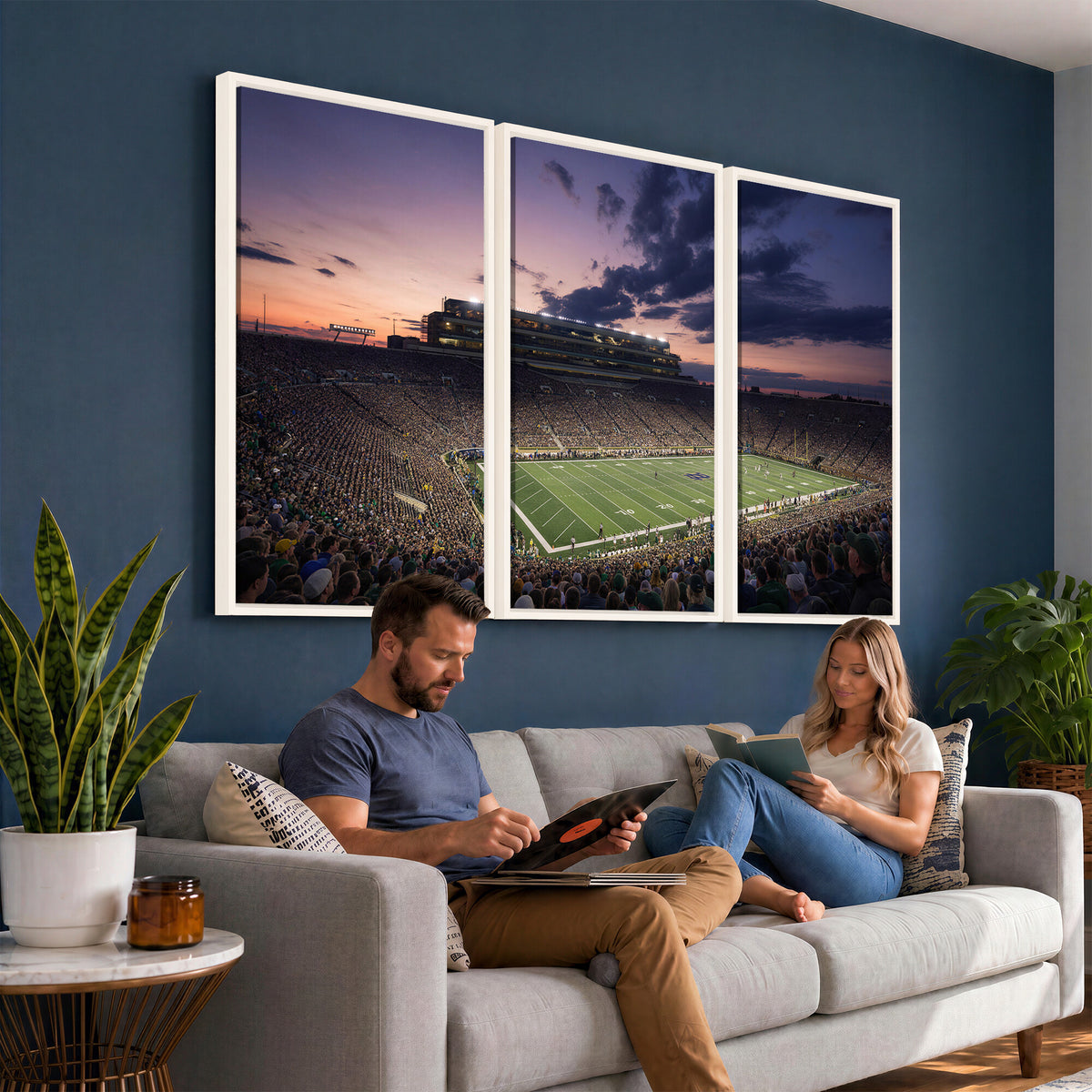 48837941-MGV-CV-36X24 - Stadium Wall Art Canvas Print