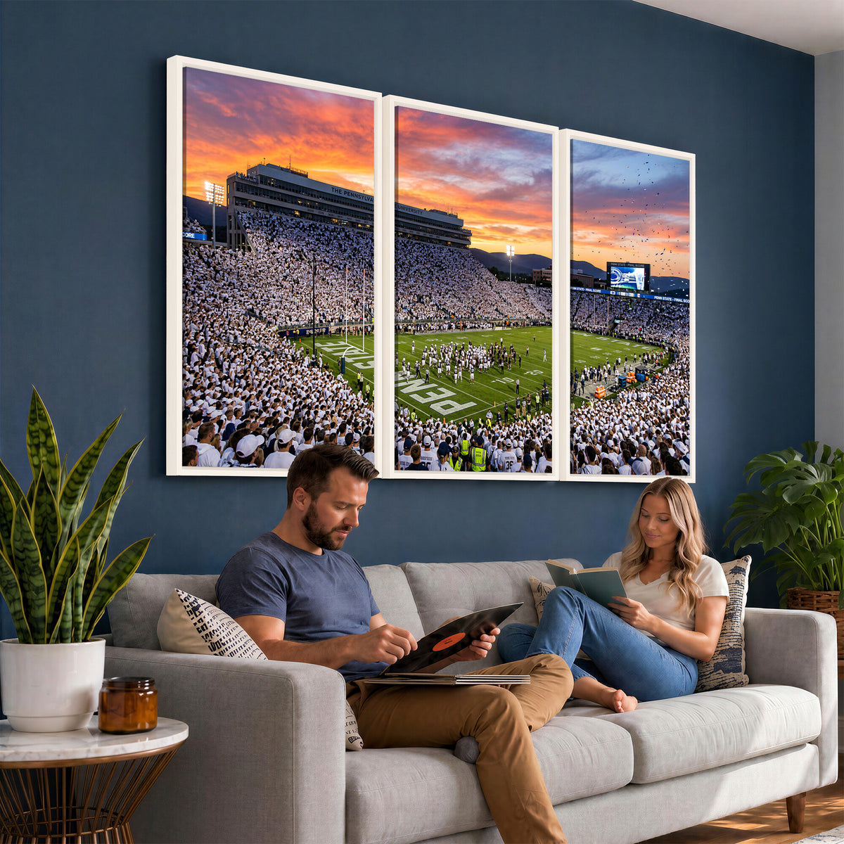 37057330-MGV-CV-36X24 - Stadium Wall Art Canvas Print