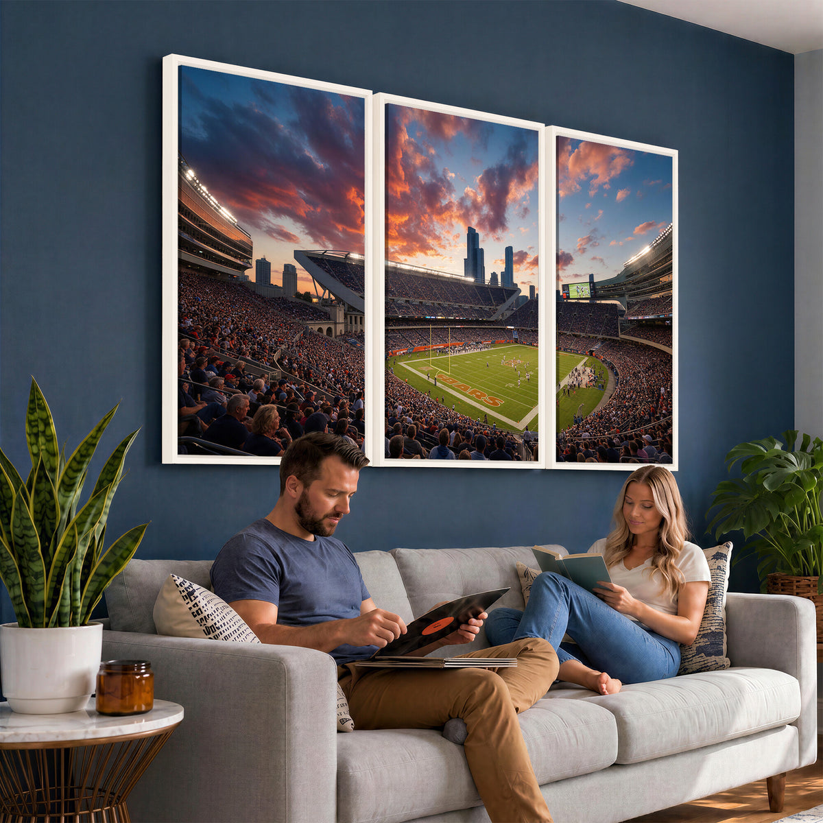 21104528-MGV-CV-36X24 - Stadium Wall Art Canvas Print