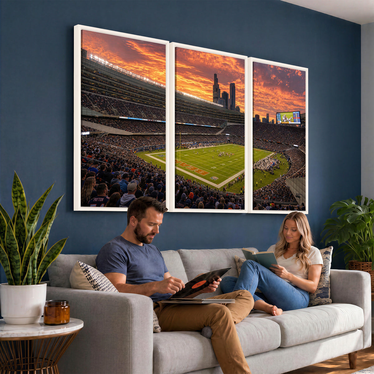 25159364-MGV-CV-36X24 - Stadium Wall Art Canvas Print