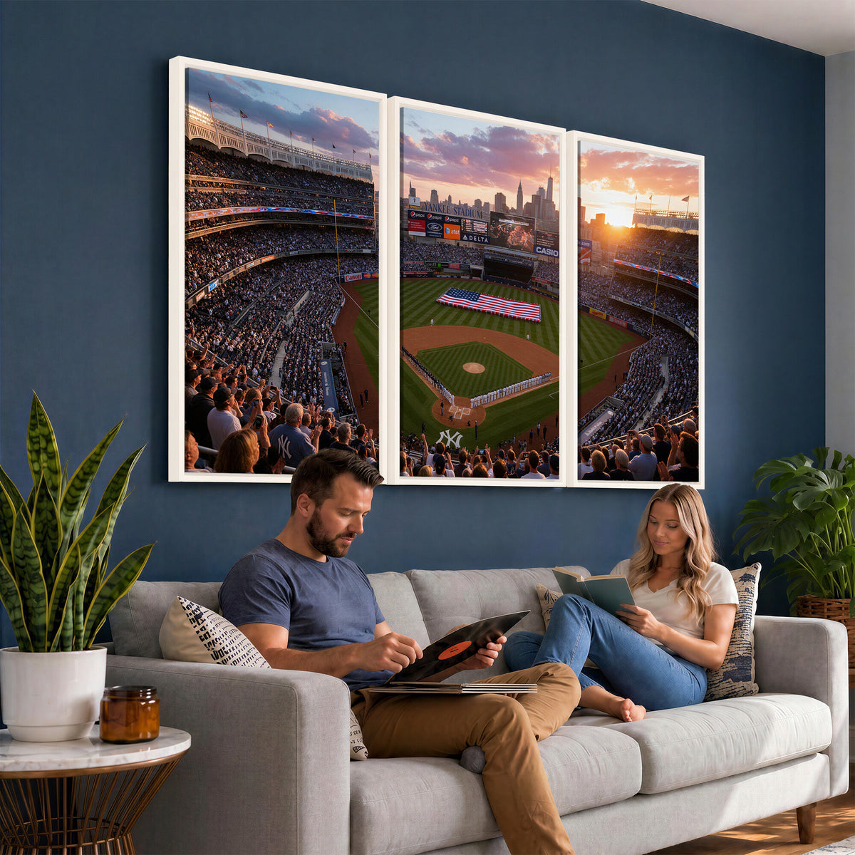 43632742-MGV-CV-36X24 - Stadium Wall Art Canvas Print