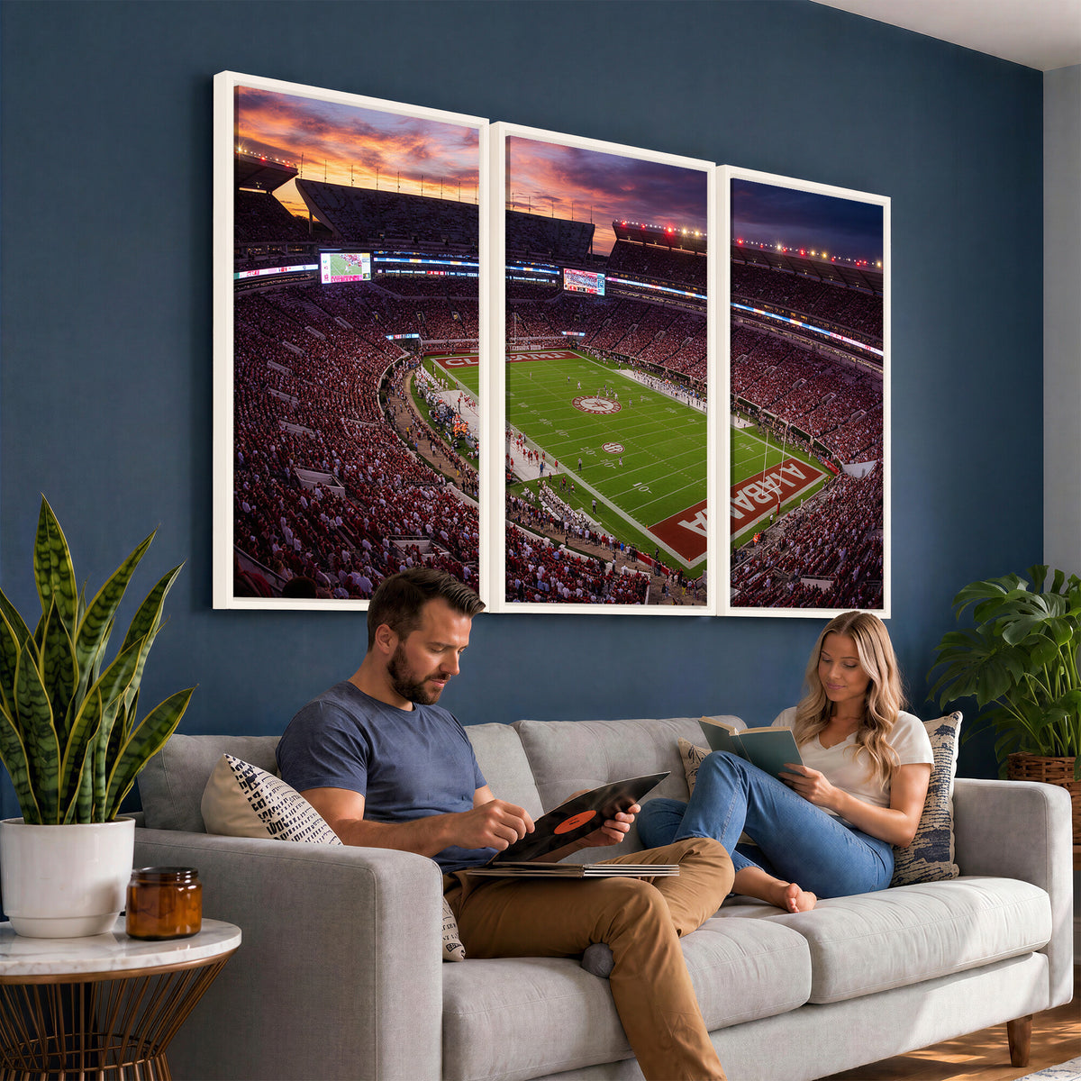 59537492-MGV-CV-36X24 - Stadium Wall Art Canvas Print