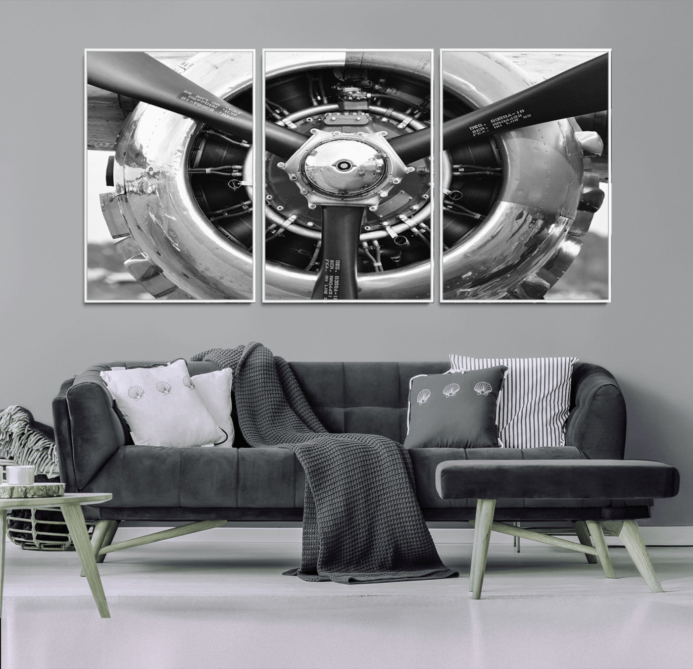 28132-MGV-CV-36X24-Vintage Airplane Wall Art Canvas Print