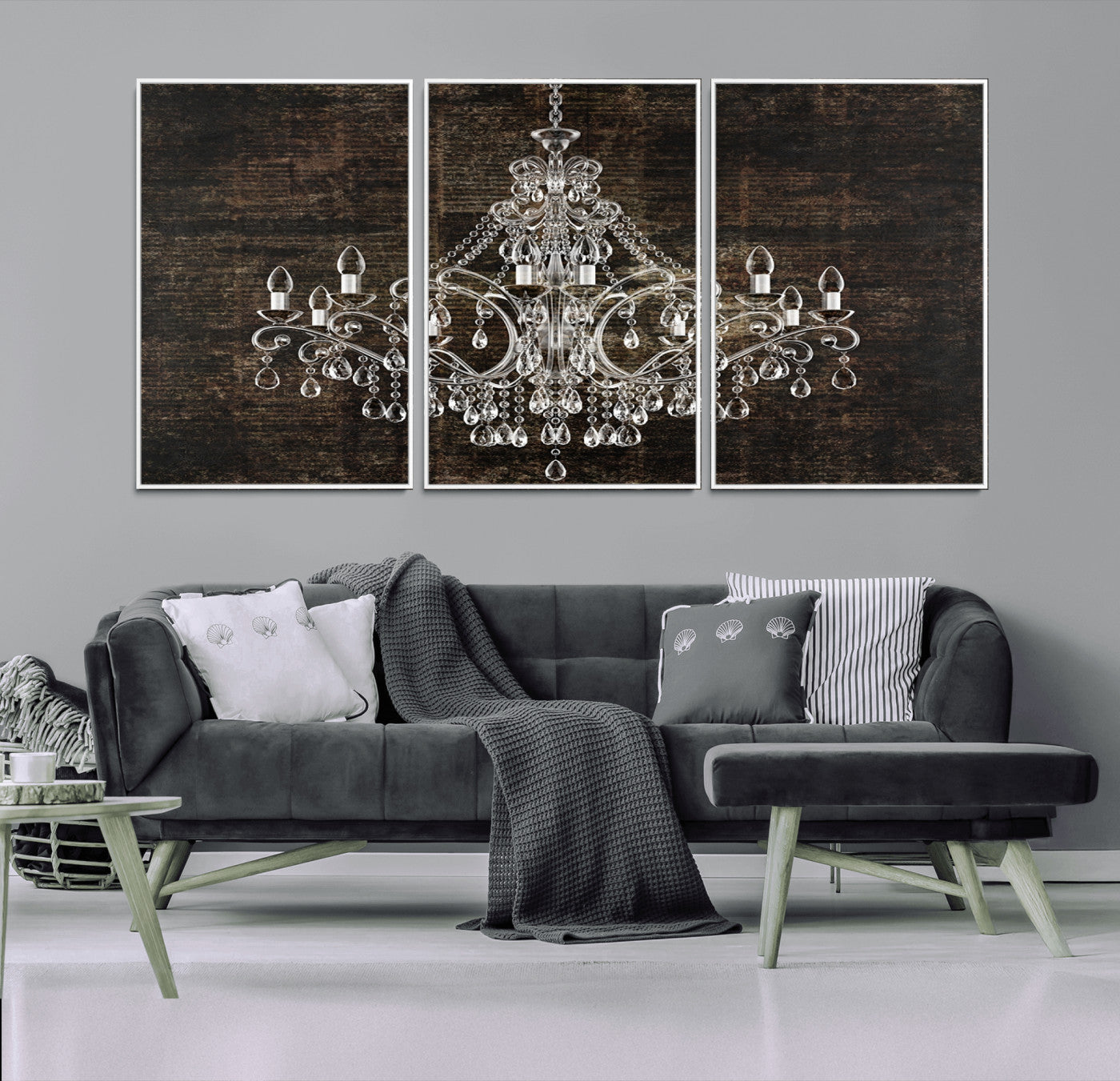 69434-MGV-CV-36X24-Rustic Chandelier Canvas Print