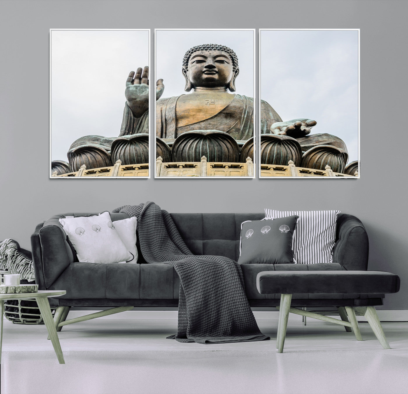 77041-MGV-CV-36X24-Buddha Statue Wall Art Canvas Print