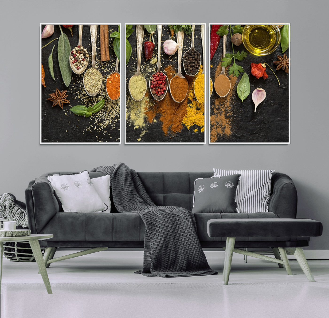 MGV-FC-60X30-3P - Spices Wall Art Canvas Print