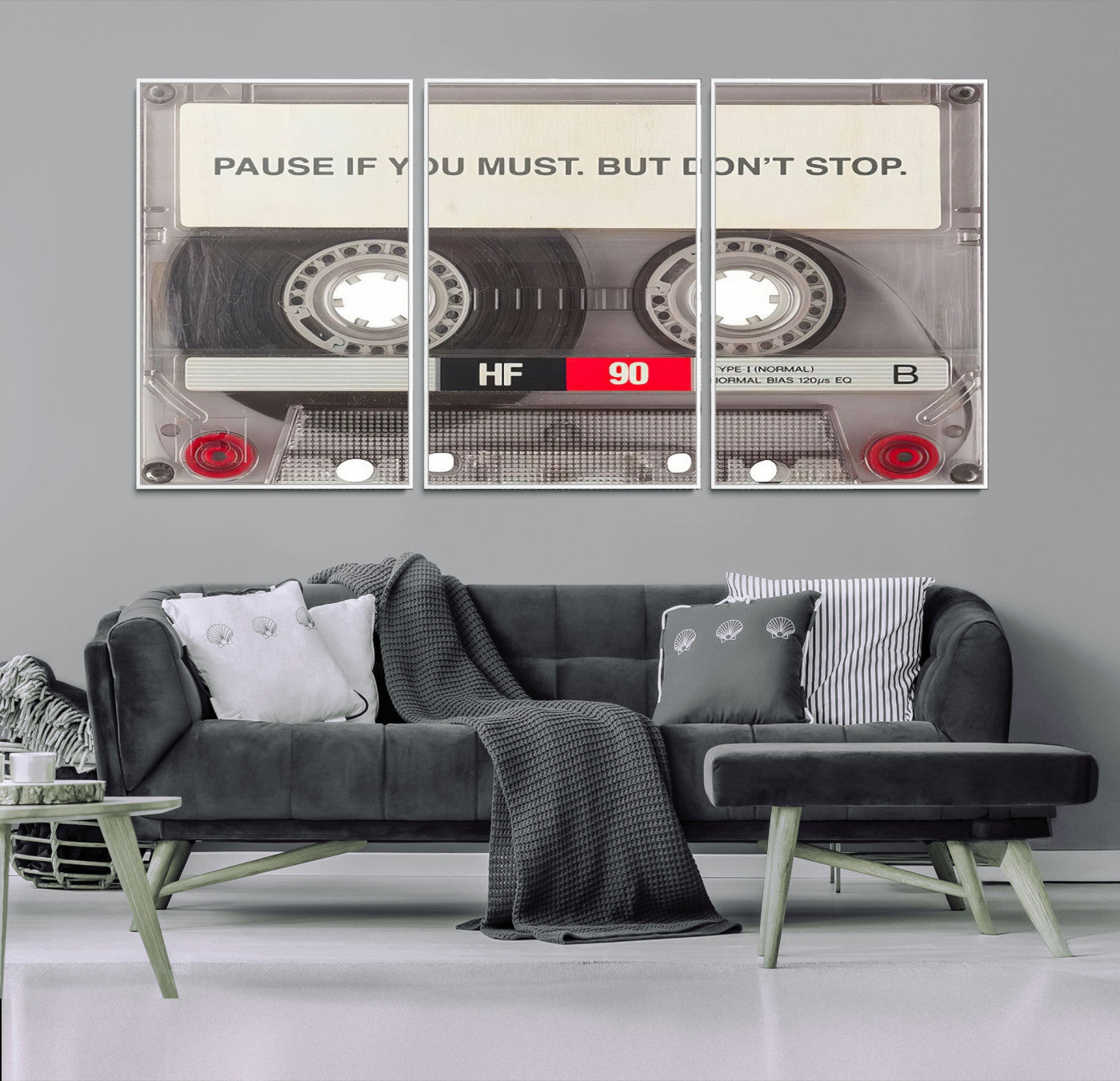 75360-MGV-CV-36X24-Music Cassette Iconic Wall Art Canvas Print