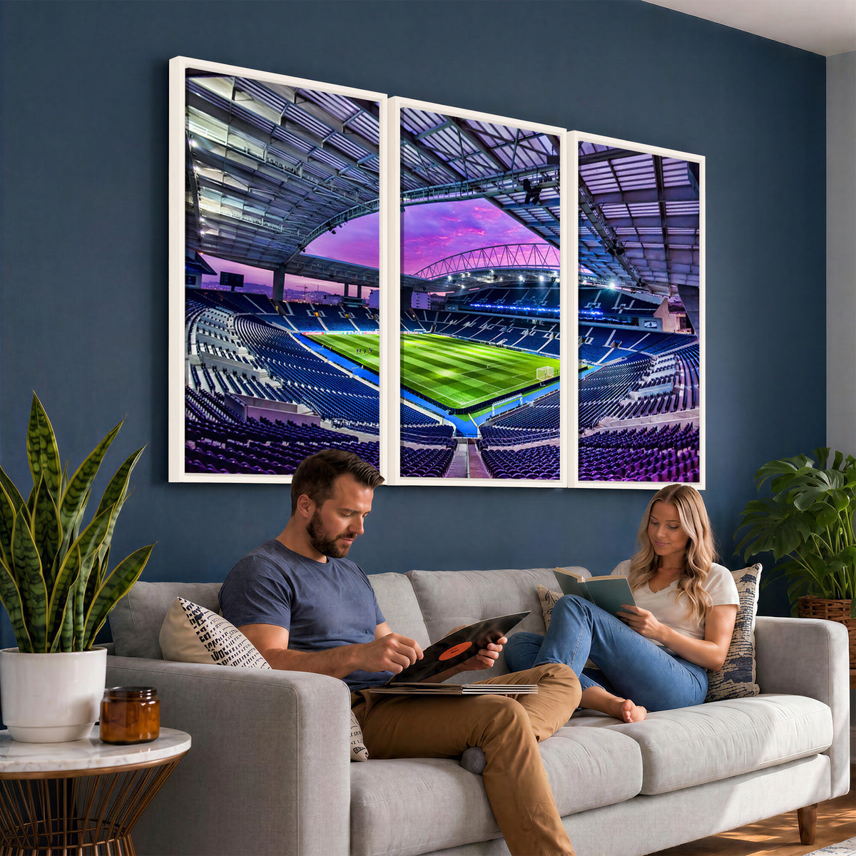 10851-MGV-CV-36X24 - FC Porto Soccer Team Print Canvas, Dragon Stadium Wall Art
