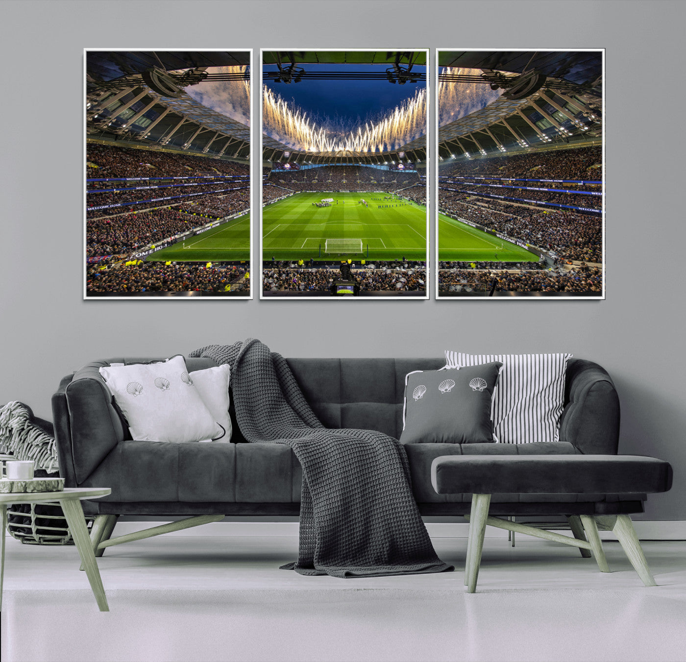 MGV-FC-60X30-3P - Tottenham Hotspur Football Team Print - London Tottenham Hotspur Stadium Wall Art Canvas Print