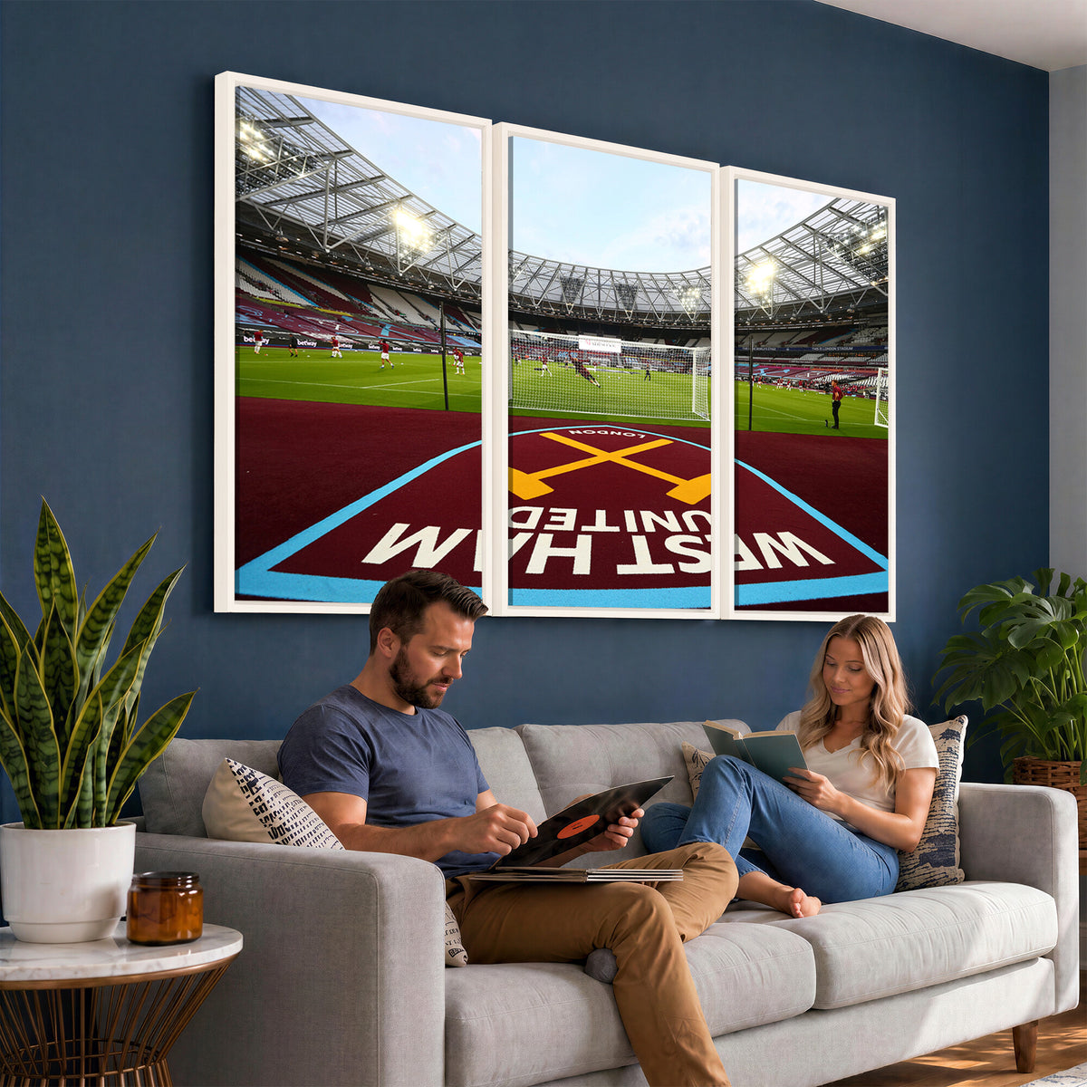 77367-MGV-CV-36X24 - West Ham United FC Stadium Canvas Wall Art, London Stadium
