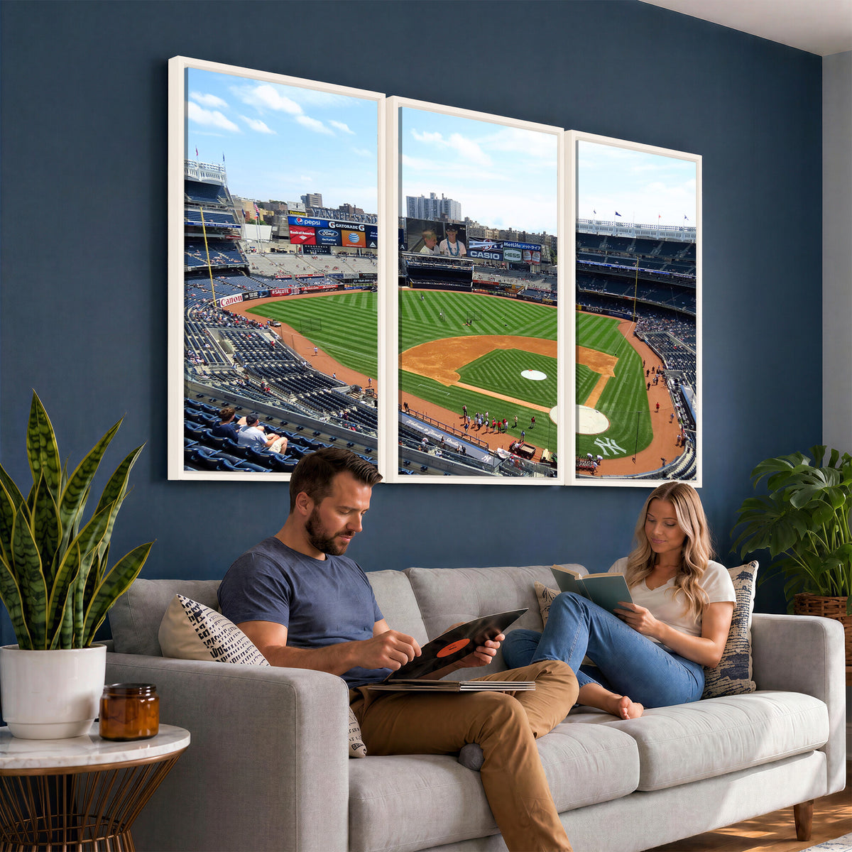 98047-MGV-CV-36X24 - Buffalo Bills Stadium Wall Art, Buffalo Bills Decor, NFL Fan Gift