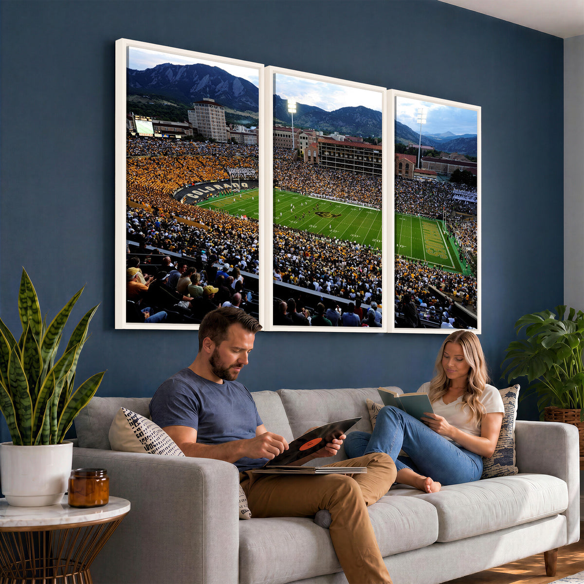 60552-MGV-CV-36X24 - Folsom Field, University of Colorado Buffaloes Football