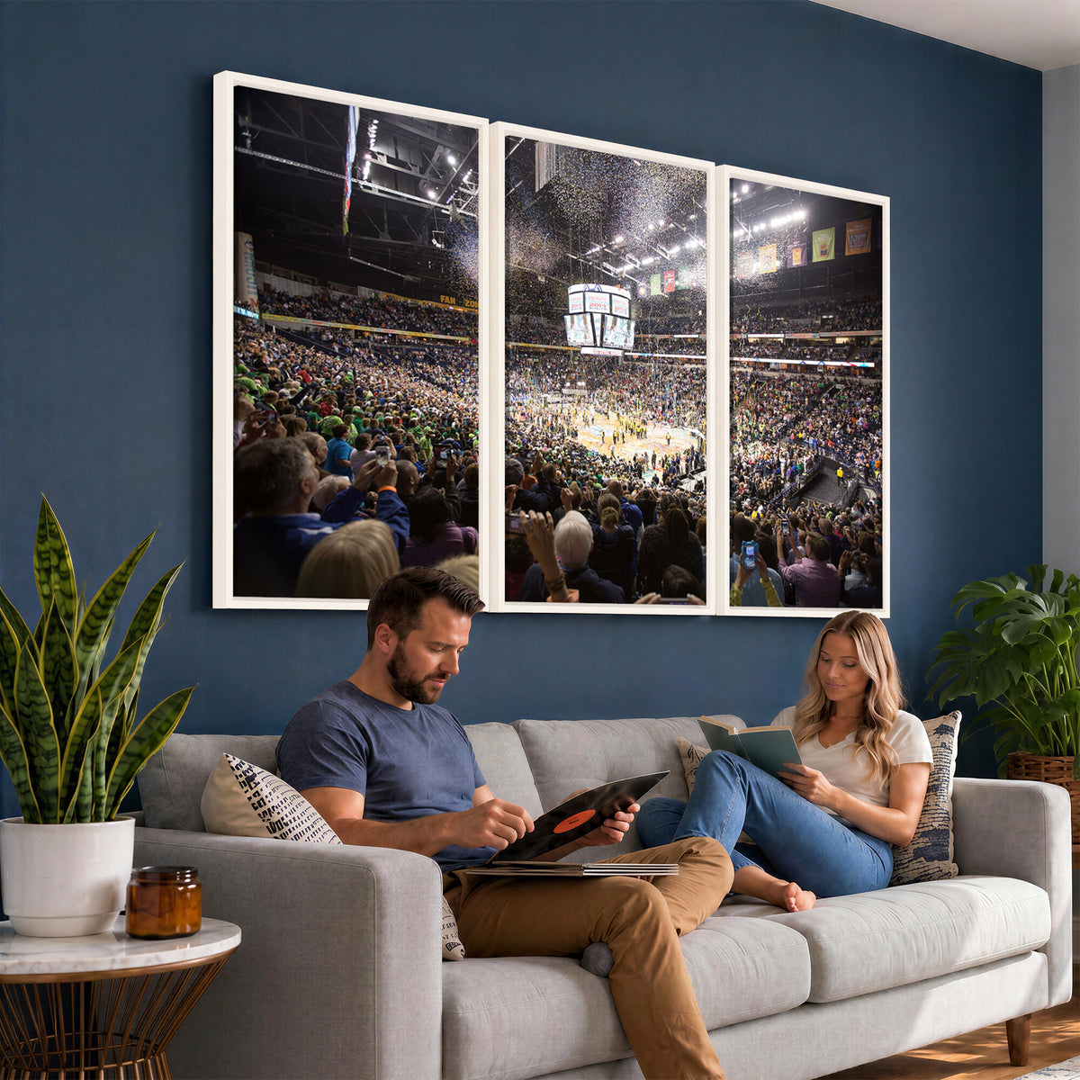 66251-MGV-CV-36X24 - Bridgestone Arena Wall Art Canvas, Nashville Predators