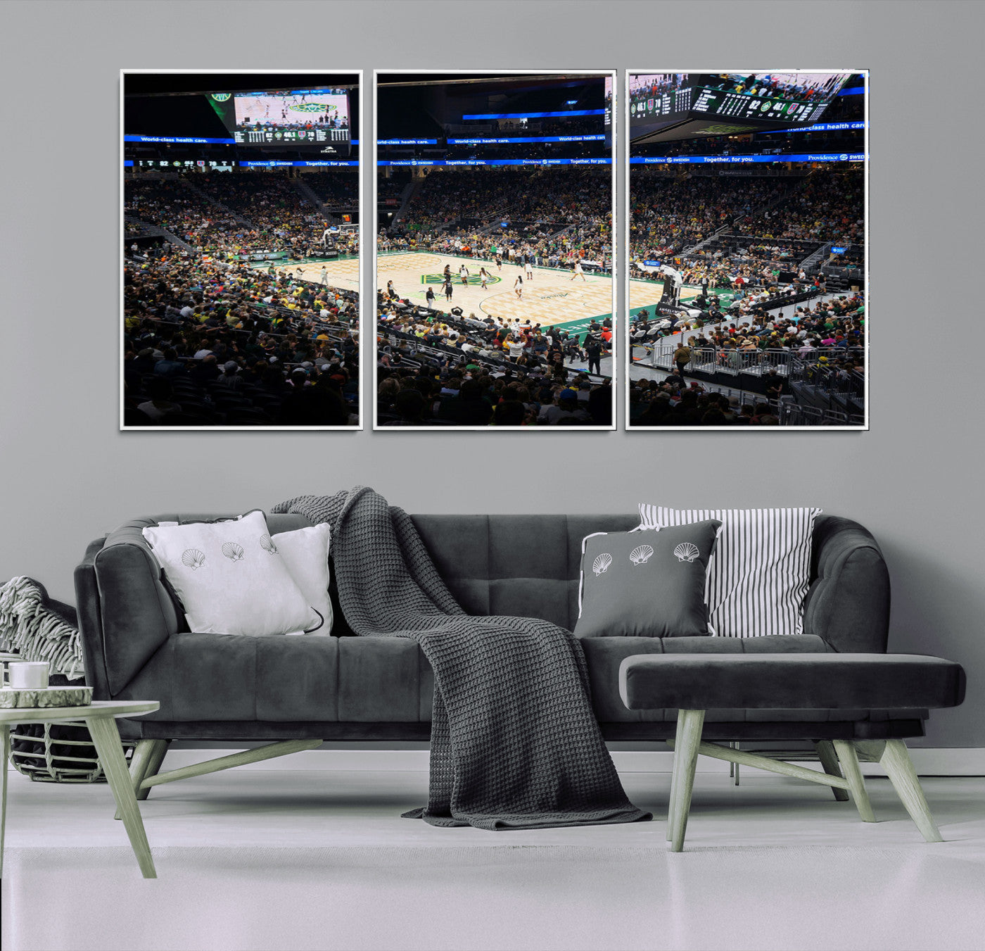 MGV-FC-60X30-3P - Climate Pledge Arena | Washington Seattle Kraken Hockey Stadium Wall Art | Canvas Print | Ready to