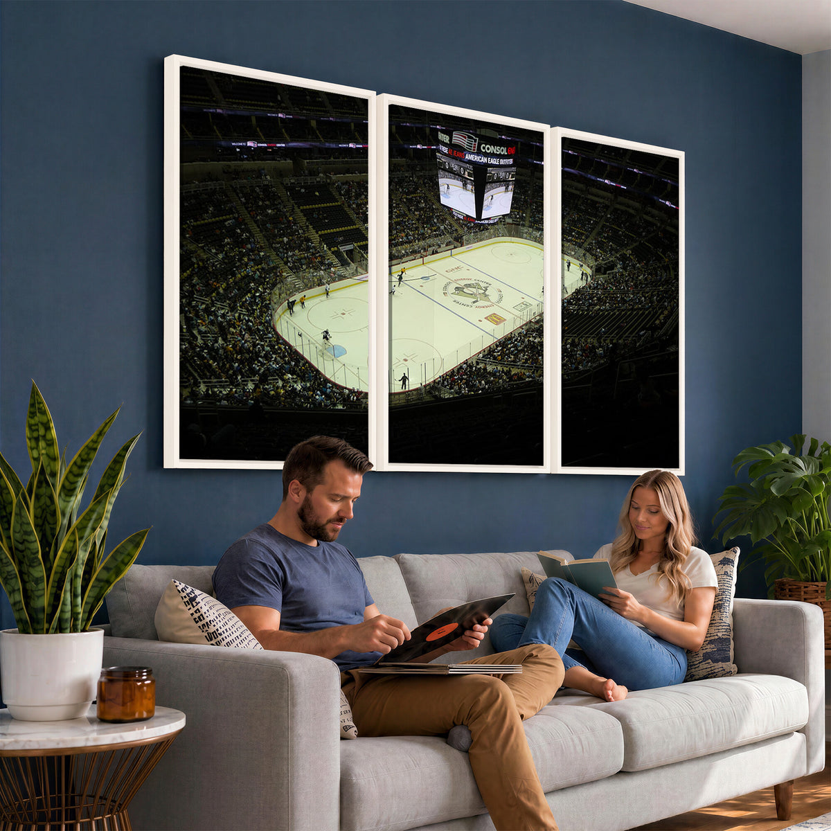 52168-MGV-CV-36X24 - PPG Paints Arena Pennsylvania Pittsburgh Penguins Hockey