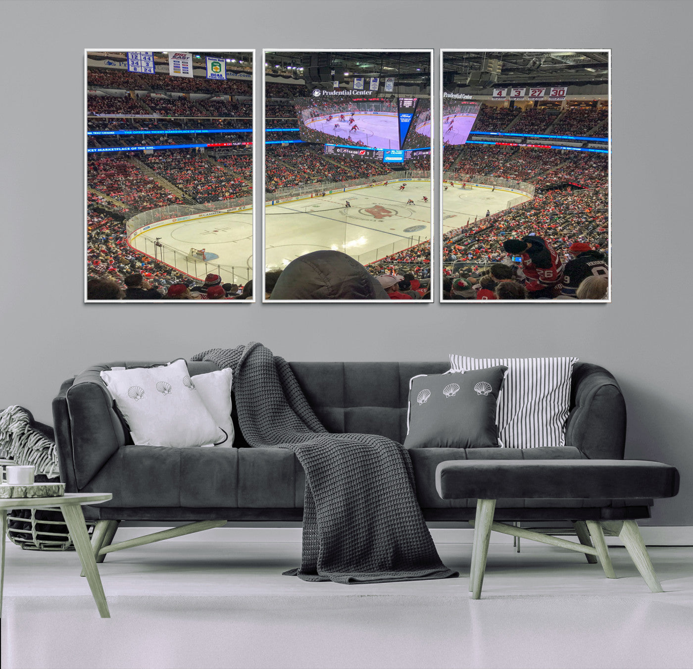 29638-MGV-CV-36X24-Prudential Center Newark New Jersey Devils Hockey Stadium, New Jersey Devils Hockey Stadium Canvas
