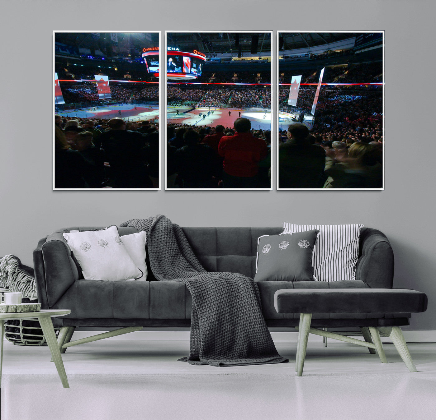 84945-MGV-CV-36X24-Rogers Arena Vancouver Canucks Ice Hockey Stadium Wall Art, Vancouver Canucks Ice Hockey Print