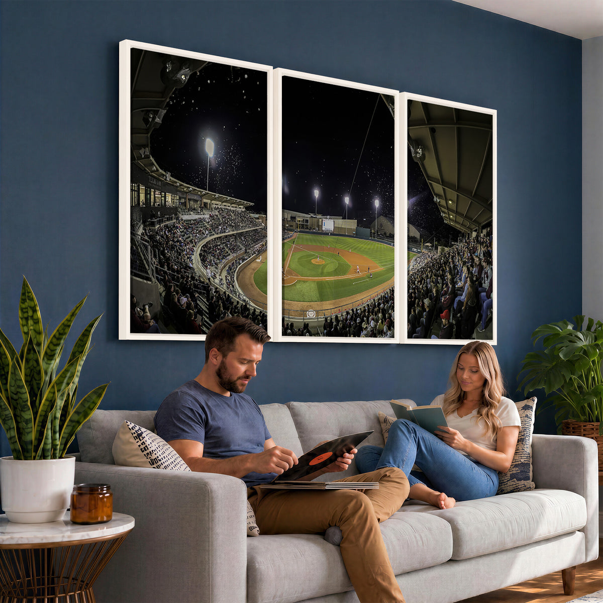 10262-MGV-CV-36X24 - Olsen Field at Blue Bell Park - Texas A&M Aggies Baseball Stadium Wall Art Canvas Print