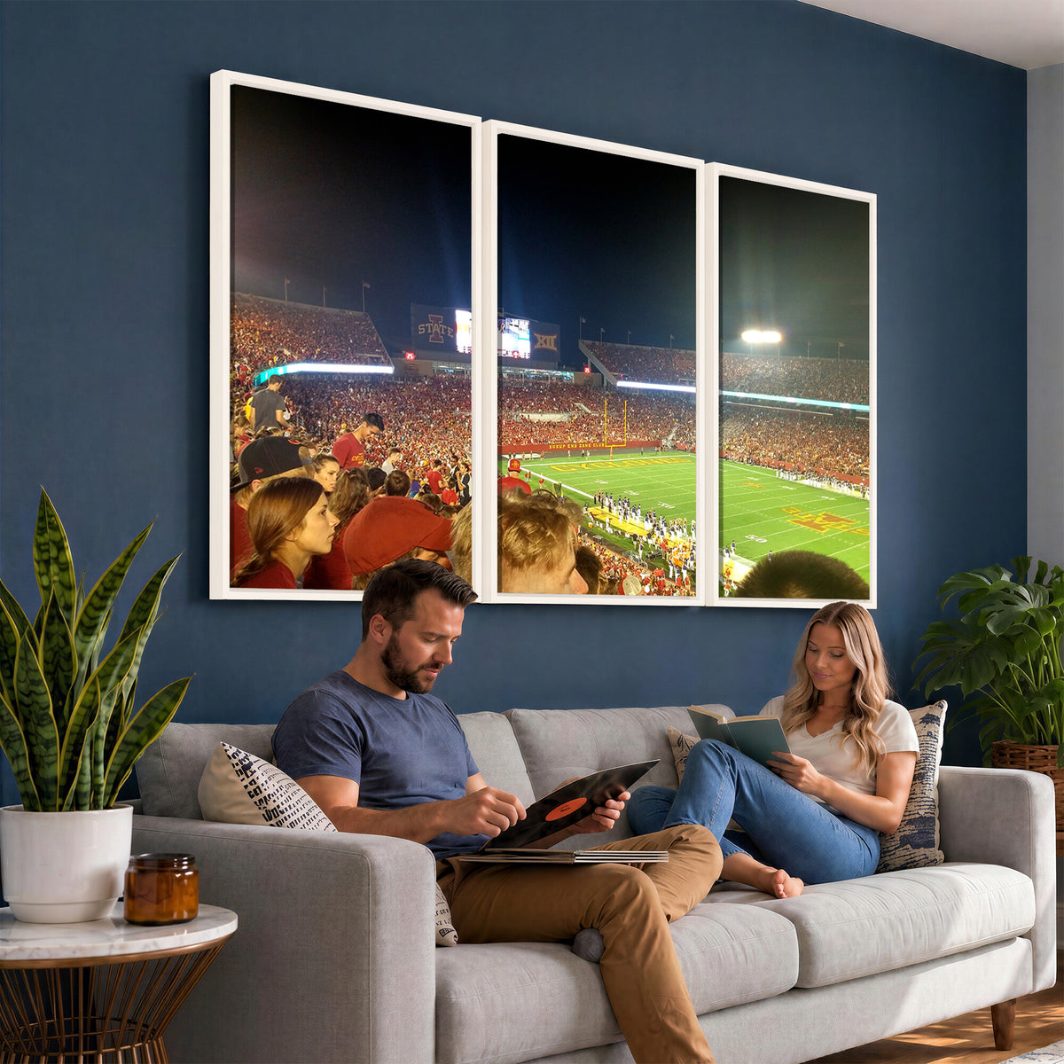 94319-MGV-CV-36X24 - Iowa State University Cyclones Art Print, Jack Trice Stadium Ames