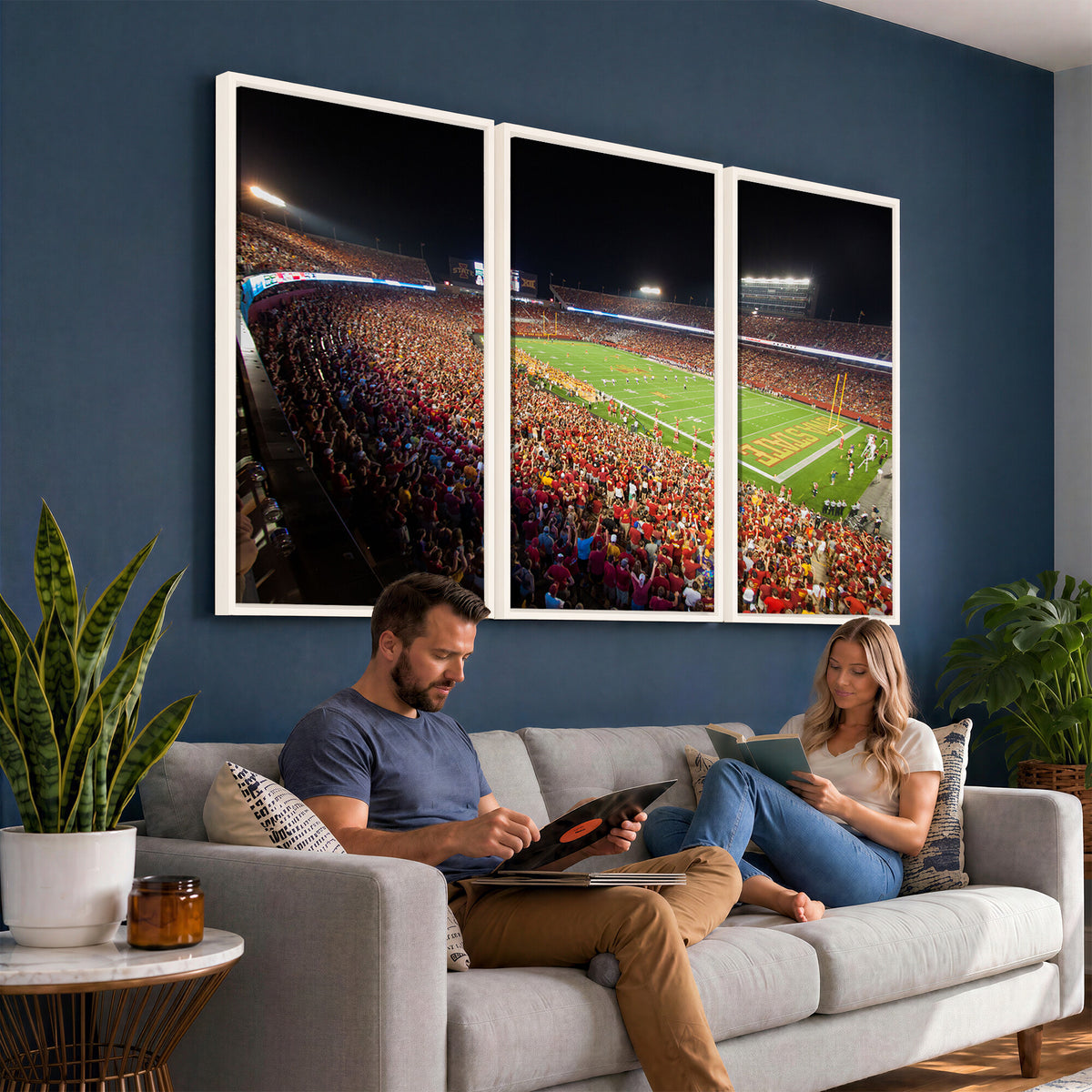 35139-MGV-CV-36X24 - Iowa State University Cyclones Canvas Print, Jack Trice Stadium