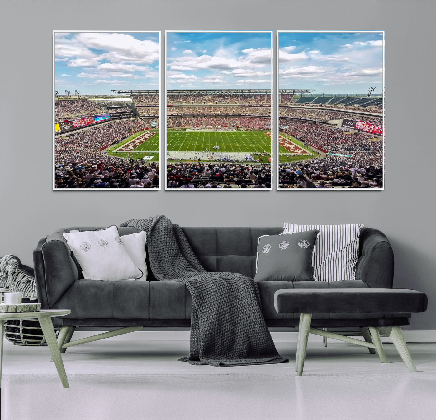 MGV-FC-60X30-3P - The Temple University Owls Athletics Team Print - Philadelphia Lincoln Financial Field Stadium Wall