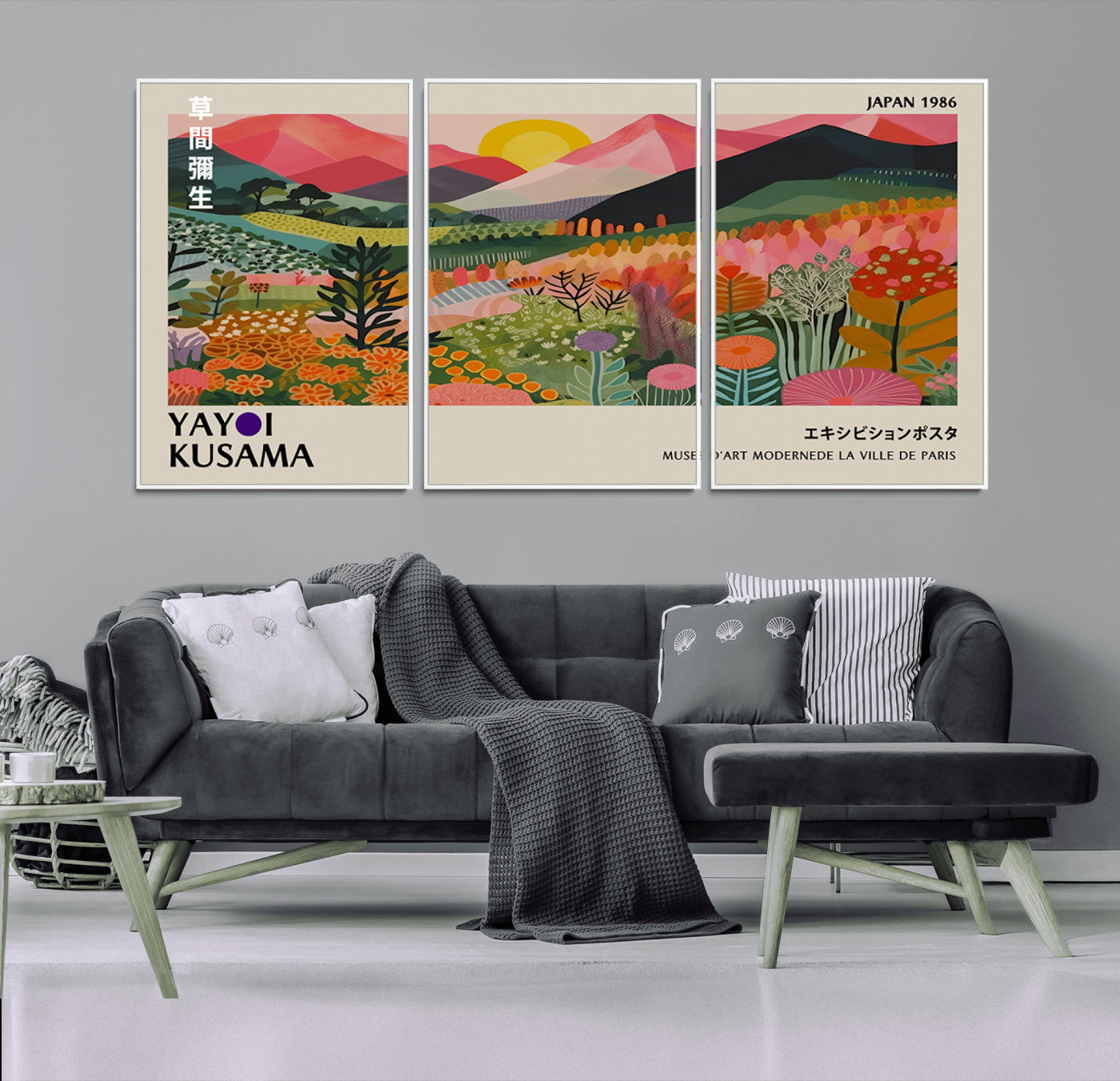 97588-MGV-FC-60X30-3P_White-Old Barn Wall Art Canvas Print – Framed Rustic Moody Farm Countryside Landscape Nature Artwork for Home, Office, Living Room