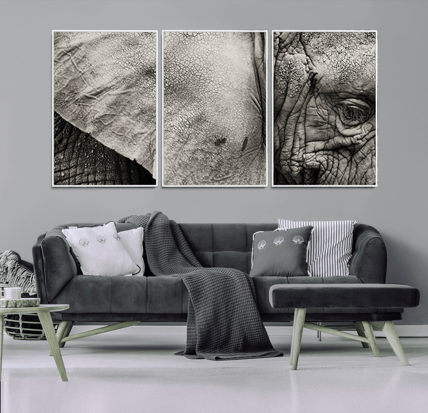 53588-MGV-CV-36X24-Elephant Wall Art Canvas Print
