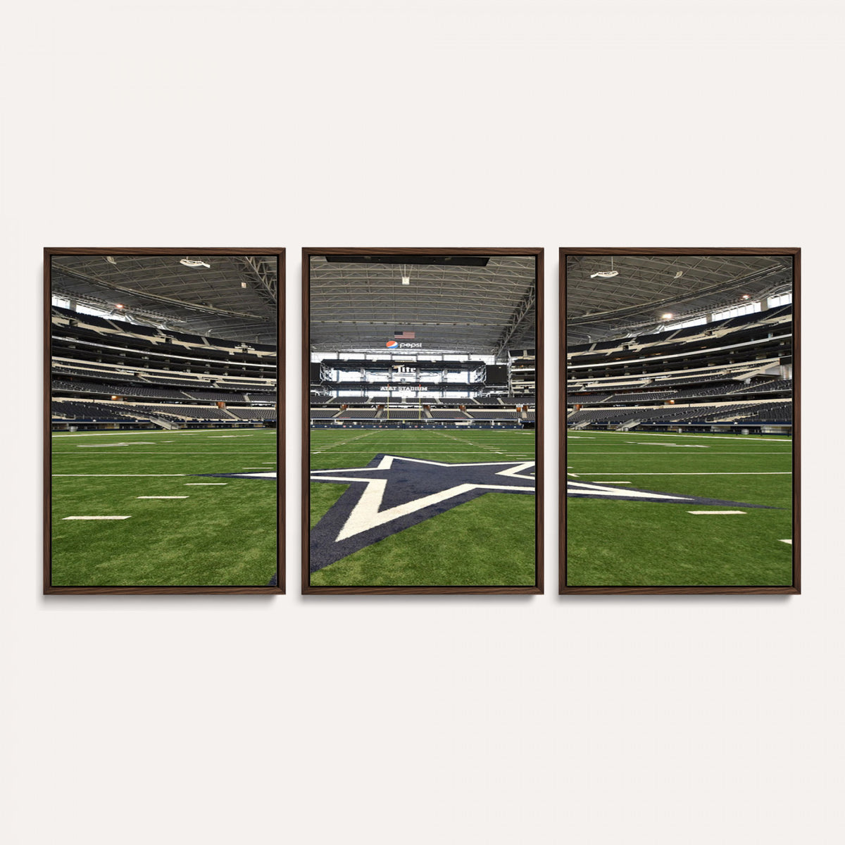 14834-MGV-CV-36X24 - Dallas Cowboys Football Team Print - Arlington AT&T Stadium