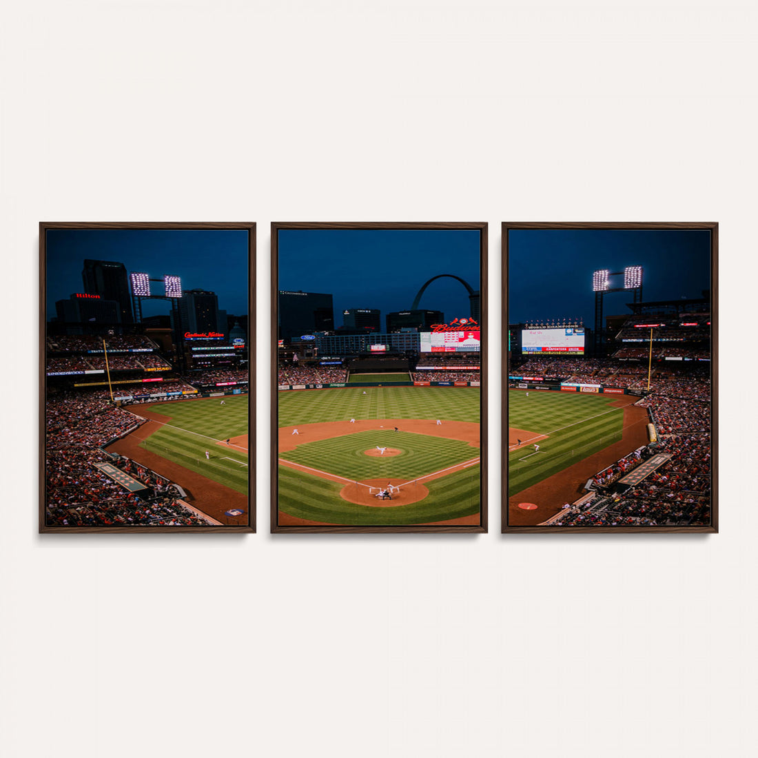 St. Louis Cardinals Baseball Team Print - Busch Stadium Wall Art