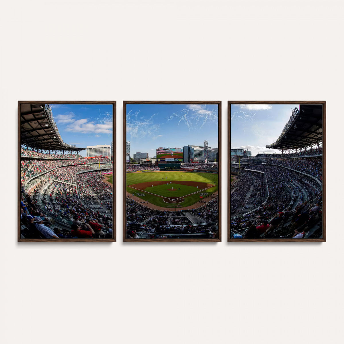 78608-MGV-CV-36X24 - Truist Park Stadium Canvas Wall Art, Atlanta Braves Game Day Decor