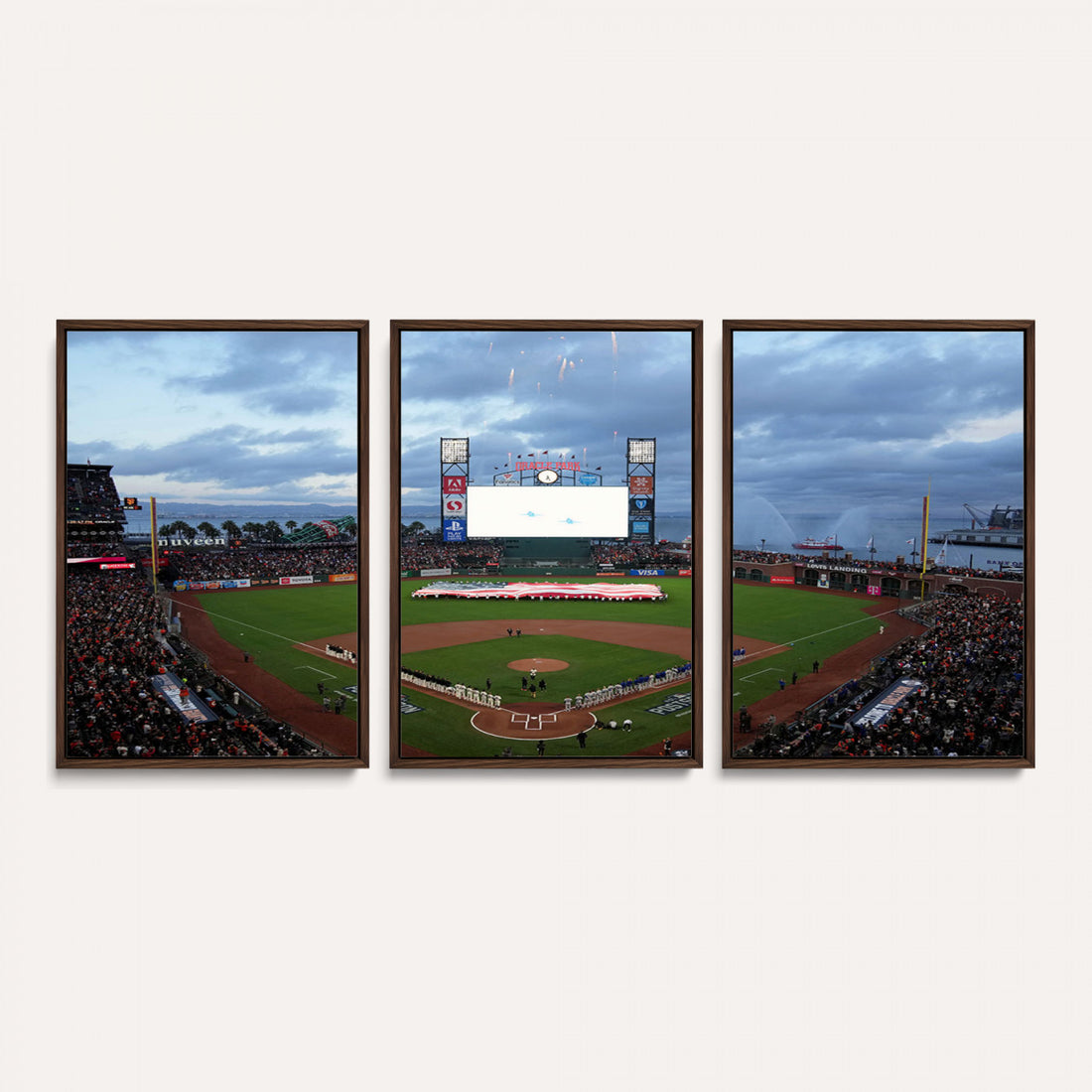 Oracle Park San Francisco Giants Wall Art | Oracle Park Stadium Canvas Print