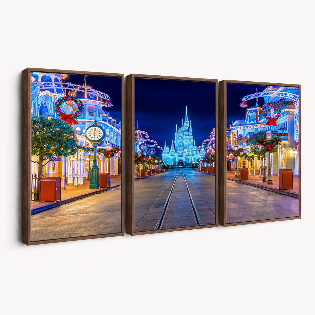 Disney Wall Art | Castle Large Wall Art, Disney Magic Kingdom Print for Kids Room Decor