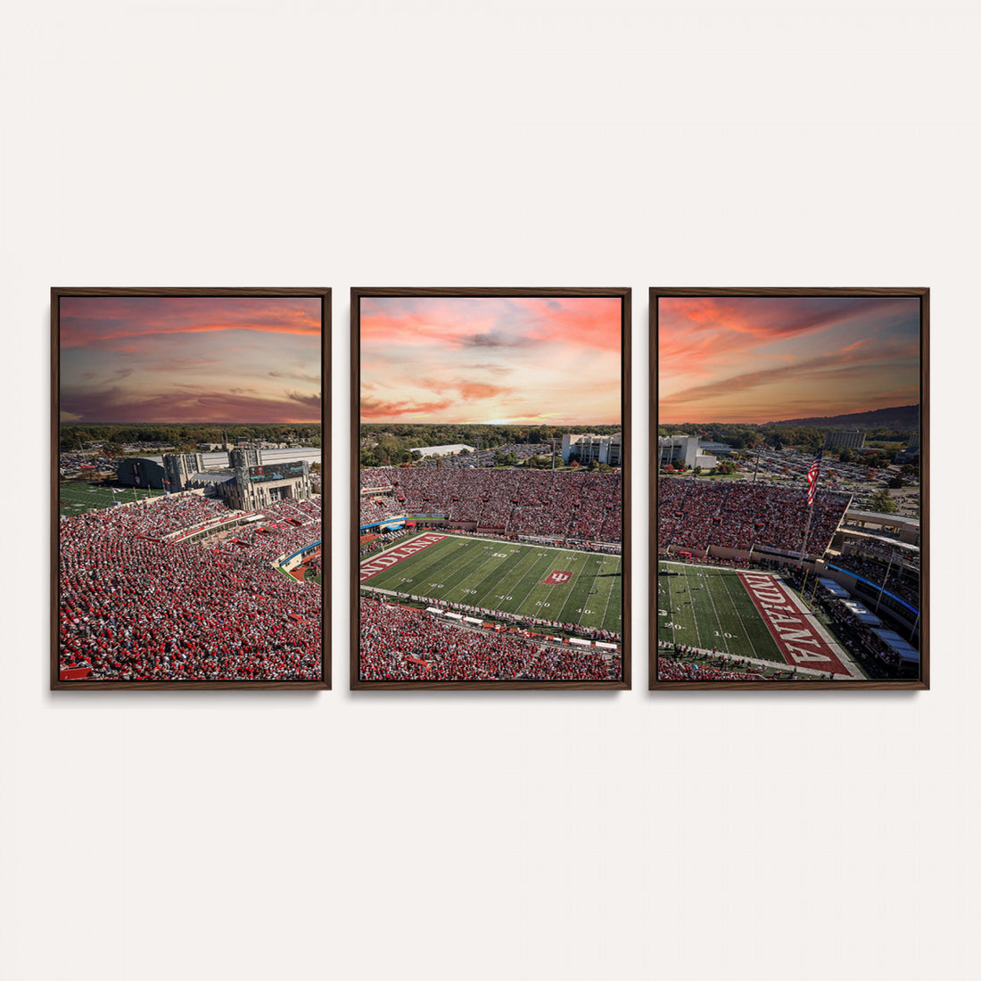 Indiana Memorial Stadium Wall Art Canvas Print