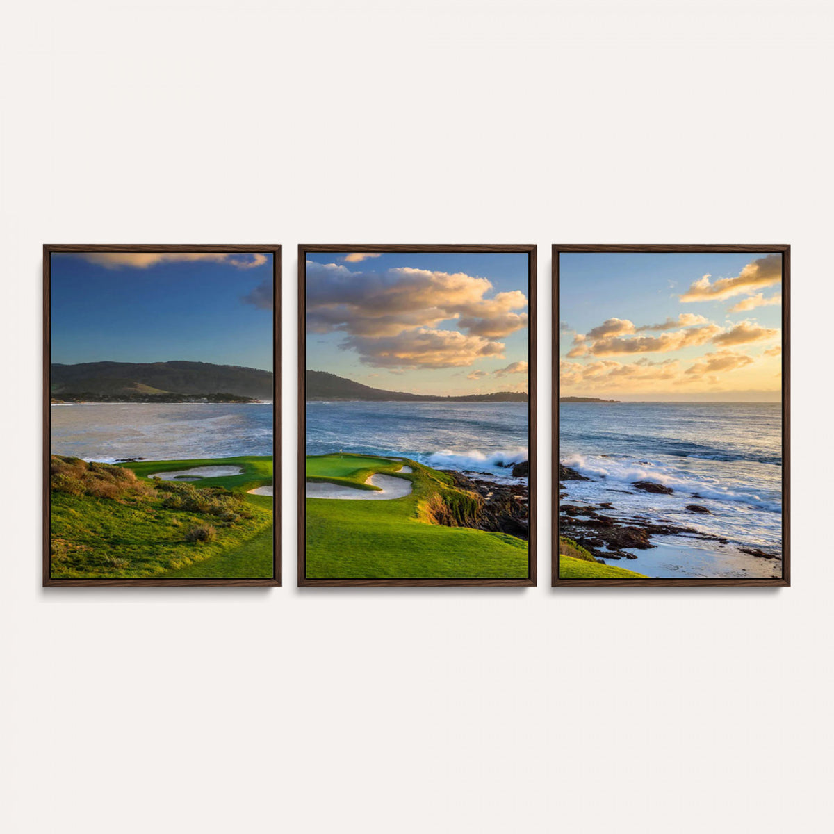 50107048-MGV-CV-36X24 - Pebble Beach Golf Links Wall Art Canvas Print