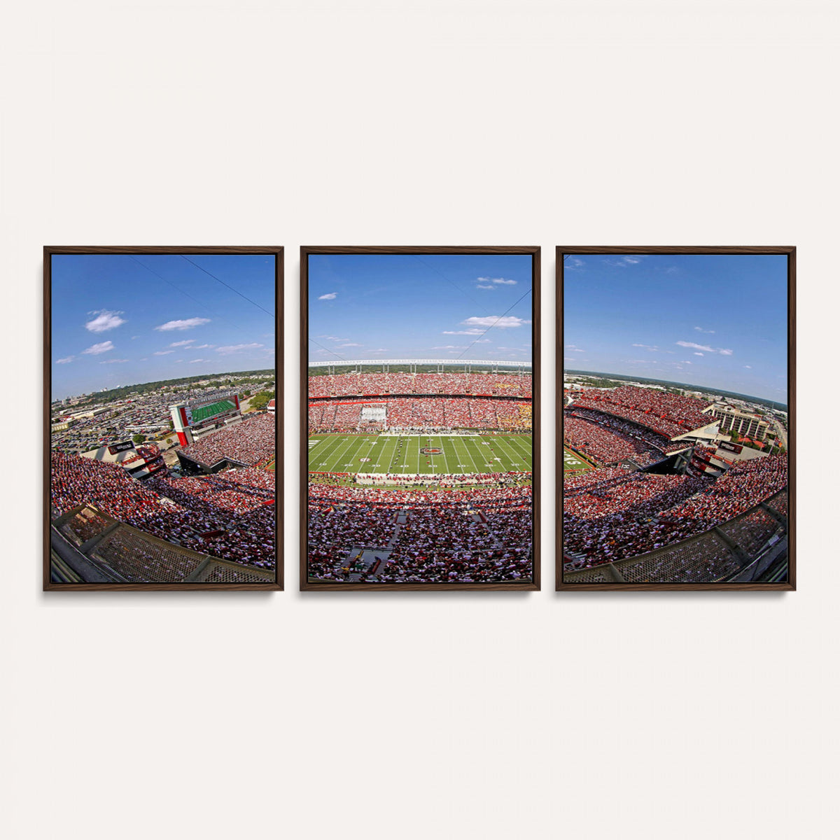 29492070-MGV-CV-36X24 - William Brice Stadium Wall Art Canvas Print, Stadium Crowd on Football Game Day